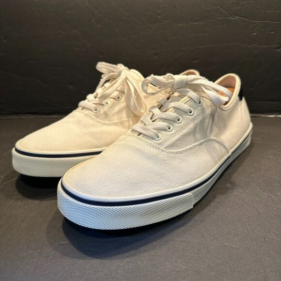 Old Navy White Canvas Classic Comfort Sneaker Men's Size 10 - Picture 1 of 9